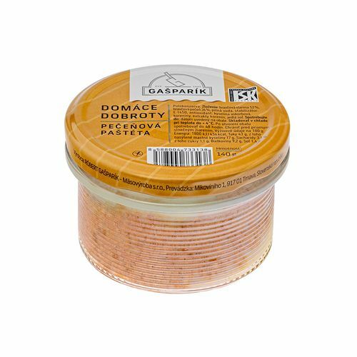 Paštéta Pečeňová domáca 140g, Gašparík