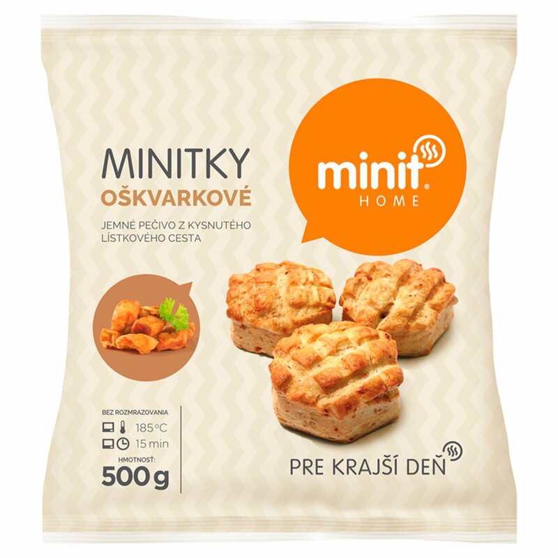 Mrazené Minit Home Minitky oškvarkové 500g