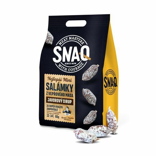 Salámky mini Snaq Javorový sirup 60g, KU