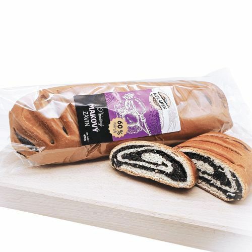 Závin Prémiový s makovou náplňou 400g Nelapek