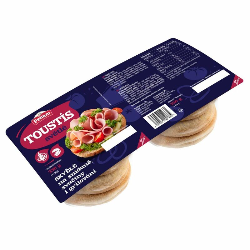 Toustís svetlé 6x56g 336g Penam