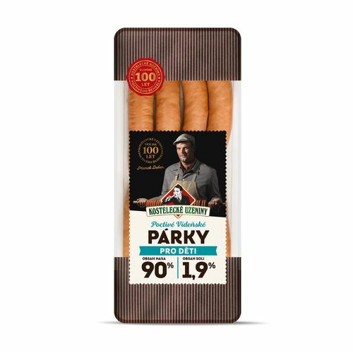 Párky Poctivé viedenské pre deti 180g, KU