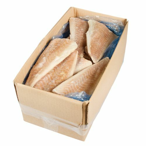 Mrazená Treska tmavá chvostové porcie 4,5kg/5kg gl.10%