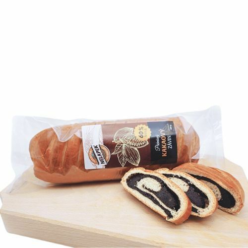 Závin Prémiový s kakaovou náplňou 400g Nelapek