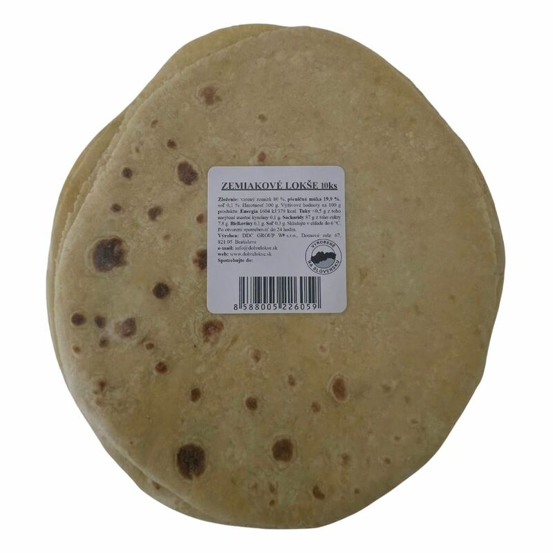 Lokše zemiakové 10x75g DDC group