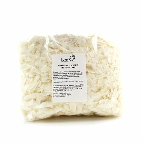 Kokosové lupienky LUNYS 1kg balenie