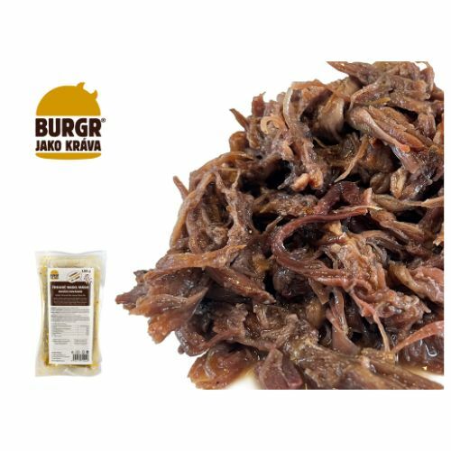 Mrazené Hovädzie trhané mäso 500g Burgr jako kráva