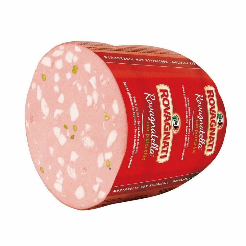 Saláma Mortadella s pistáciami blok cca 6kg Rovagnati