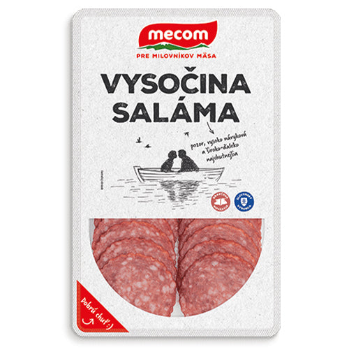 Saláma Vysočina 75g OA, Mecom