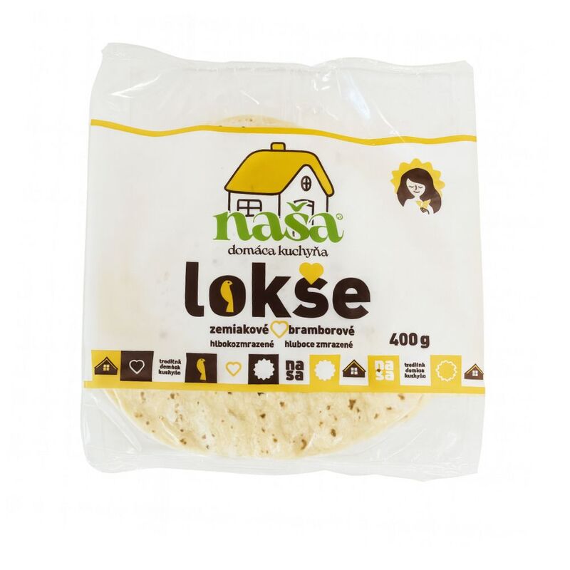 Mrazené Lokše zemiakové 6x67g Naša kuchyňa