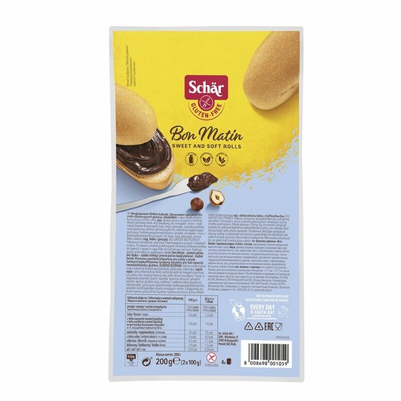 Žemle Bon Matin bezlepkové 200g Schär