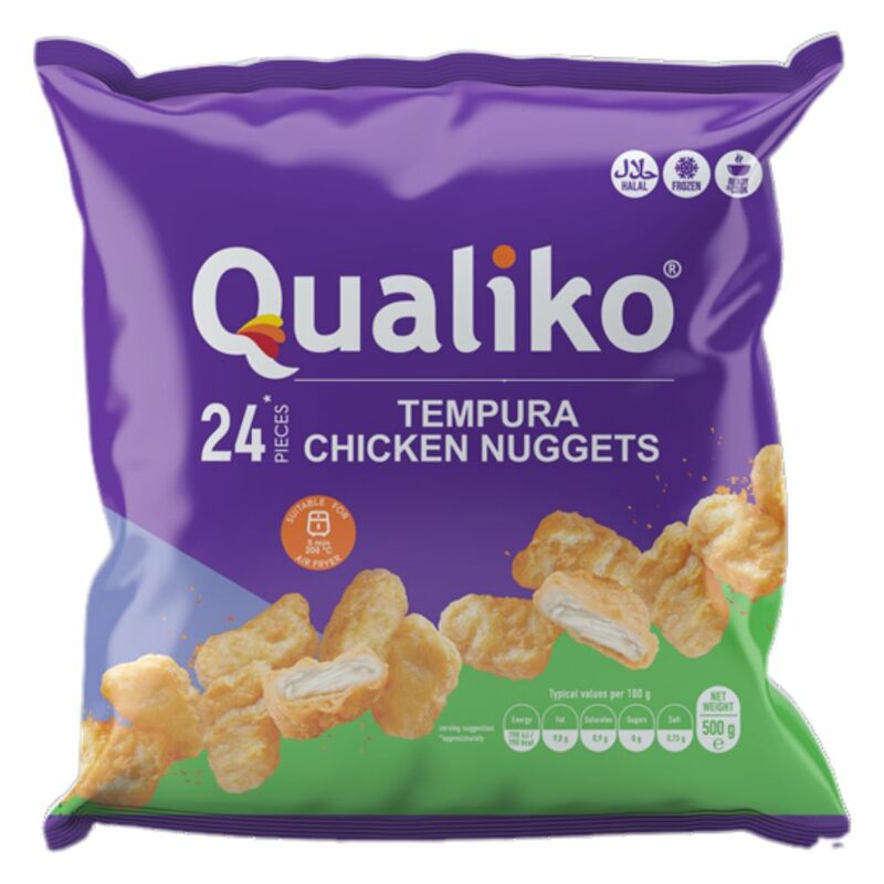 Mrazené Kuracie nugetky Tempura 500g Qualiko
