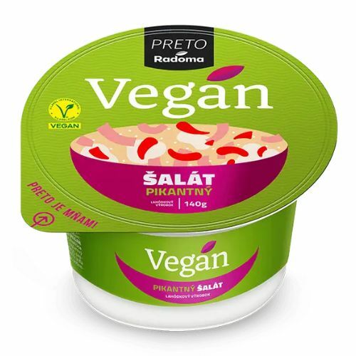 Vegan šalát pikantný 140g PRETO Radoma