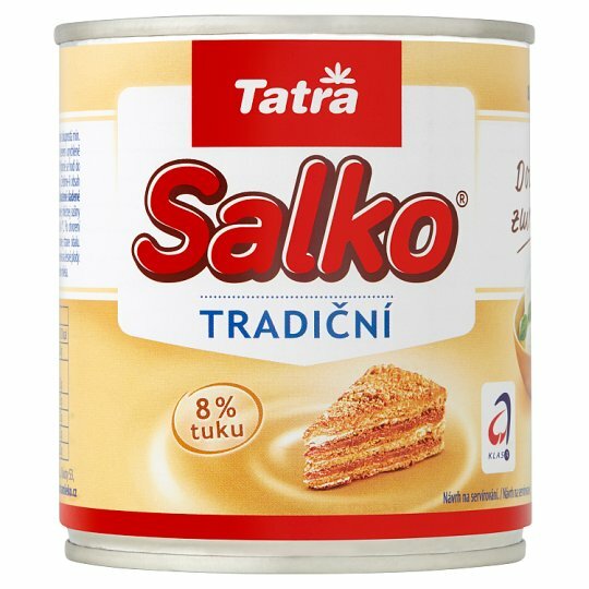Salko kondenzované mlieko sladené TATRA 397g
