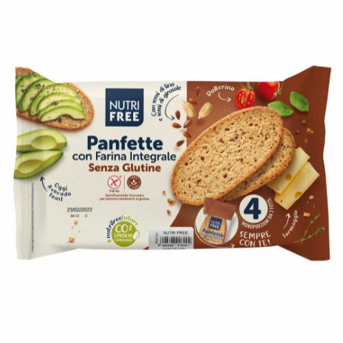 NutriFree Panfette Integrale bezglut. chlieb 340g