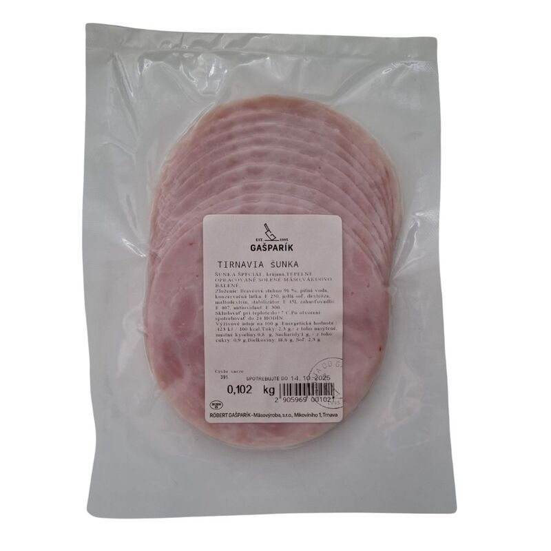 Šunka Tirnavia cca 100g Gašparík