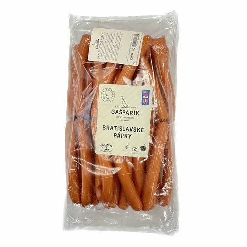 Párky Bratislavské cca 2kg Gašparík