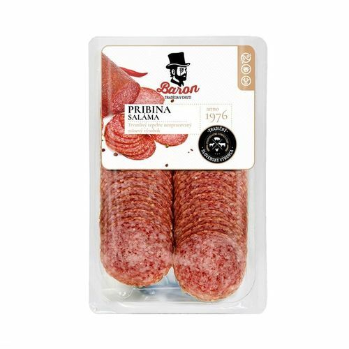 Saláma Pribina nárez 100g, Baron