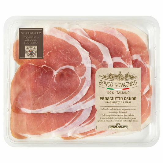 Šunka Prosciutto Crudo plátky 100g Rovagnati
