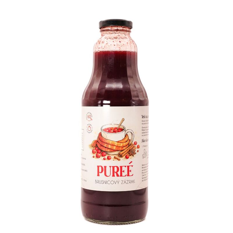 Pyré brusnicový zázrak 1l Pureé