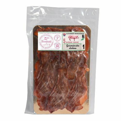 Bravčové sušené stehno údené nárez 100g FarmFoods