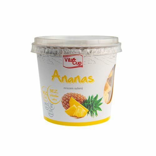 Lyofilizovaný ananas kúsky 30g VitaCup