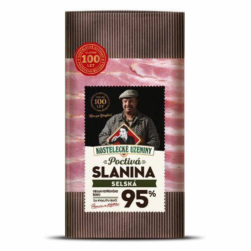 Slanina Poctivá selská nárez 100g, KU
