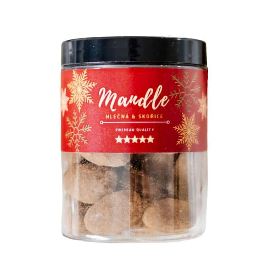 Mandle v mliečnej čokoláde a škorici 200g Alika