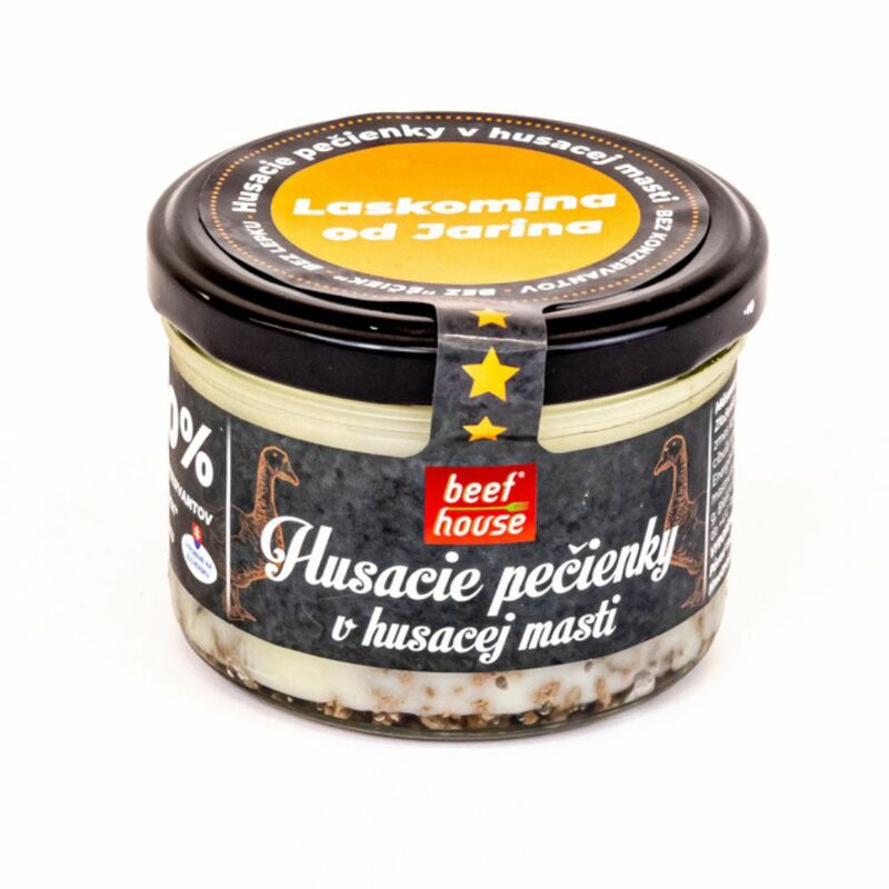 Husacie pečienky v husacej masti 190g Beef House