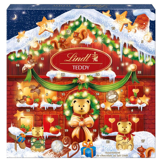 Lindt Adventný kalendár Teddy 124g