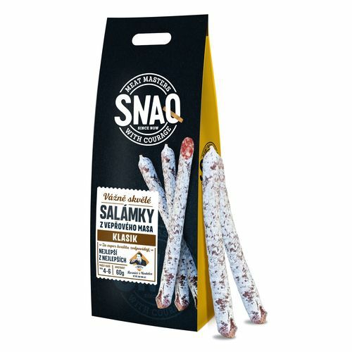 Salámky mini Snaq Klasik 60g, KU