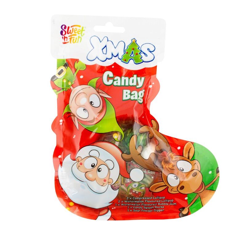 Xmas Candy bag ponožka 69g Sweet in Fun
