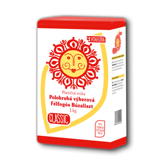 Múka pšeničná polohrubá výberová 1kg Kolárovo