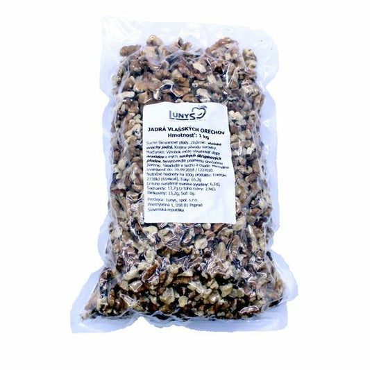 Vlašské orechy lúpané 1kg Lunys