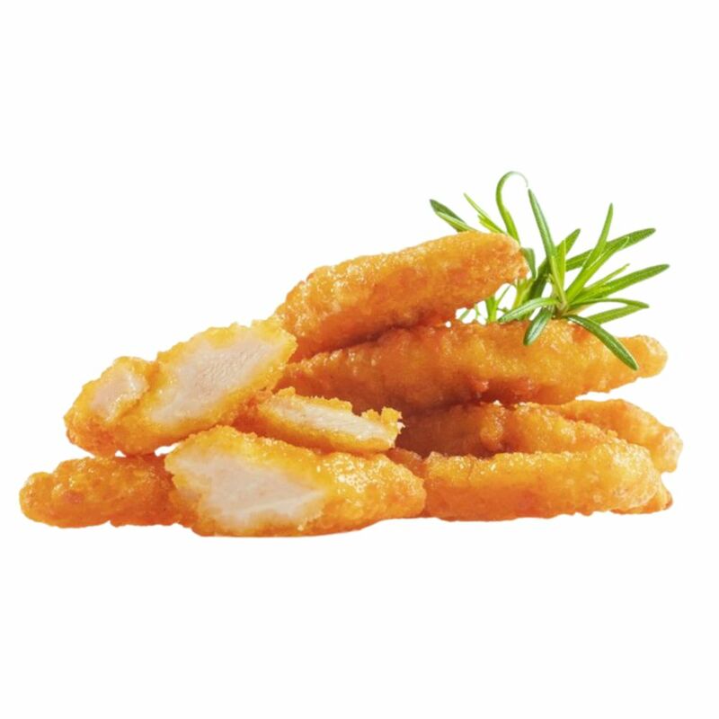 Mrazené Chrumkavé kuracie prúžky 1kg Eu Poultry