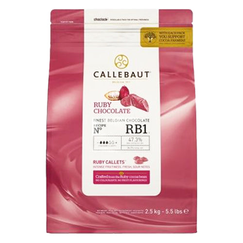 Čokoláda ružová RUBY 32,8% CALLEBAUT 2,5kg