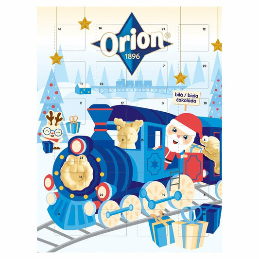 Orion Adventný kalendár biely 85g