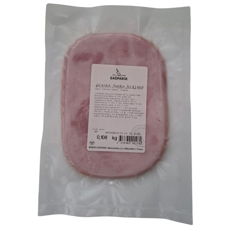 Šunka Praská cca 100g Gašparík