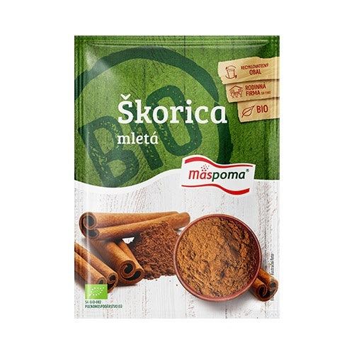Korenie BIO Škorica mletá 20g Mäspoma