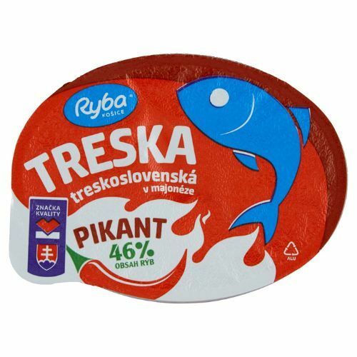 Treska v majonéze Treskoslovenská Pikant 140 g