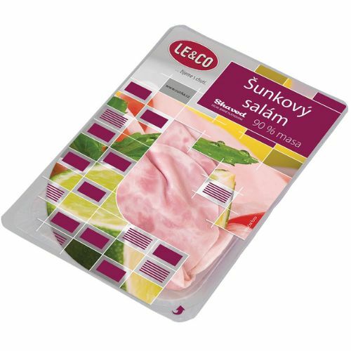 Saláma šunková nárez bravčový 90% 100g LE&CO