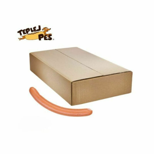 Mrazený Párok bravčový Hot Dog 80x90g Teplej Pes BjK