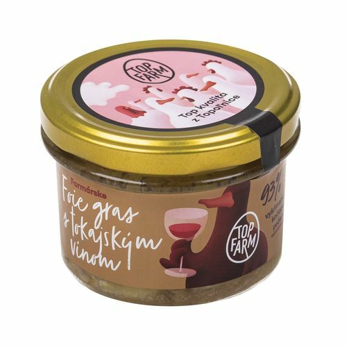 Foie gras s Tokajským vínom 150 g TopFarm