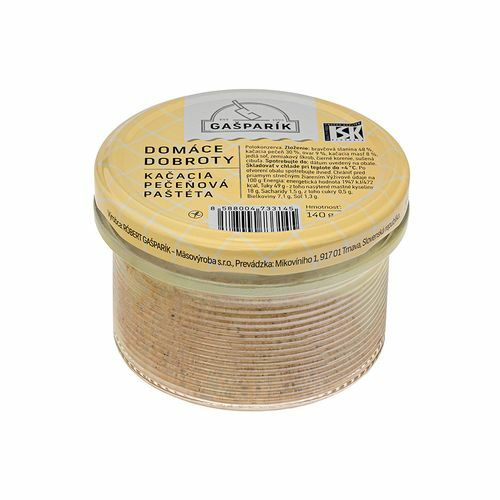 Paštéta Kačacia 140g, Gašparík