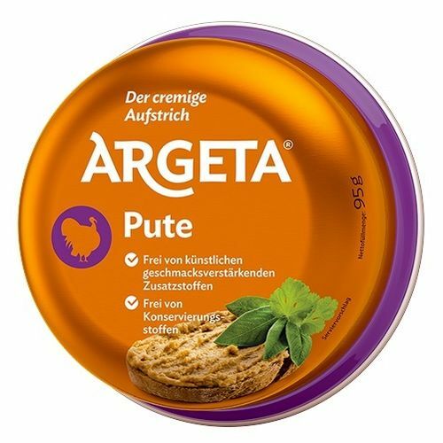 Paštéta mäsová morčacia 95g, Argeta