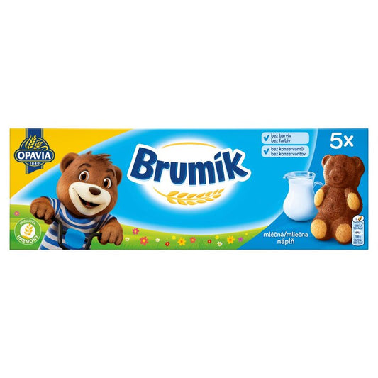 Opavia Brumík Mliečna náplň jemné pečivo 150g