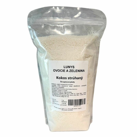 Kokos strúhaný 1kg Lunys