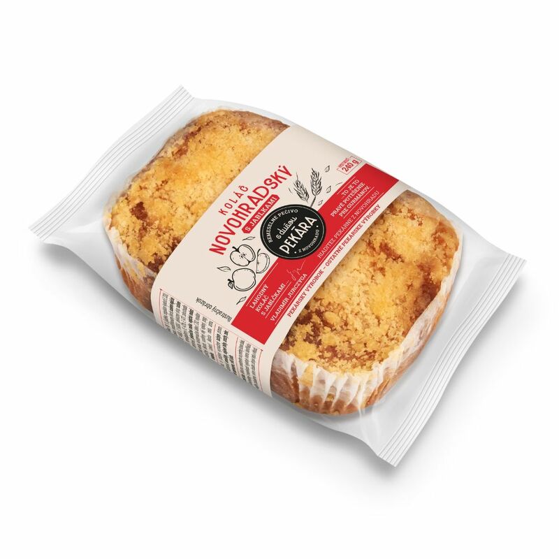Koláč  jablkový novohradský 240g  Penam