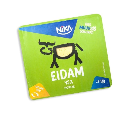 Syr Eidam 45% blok 250g Nika