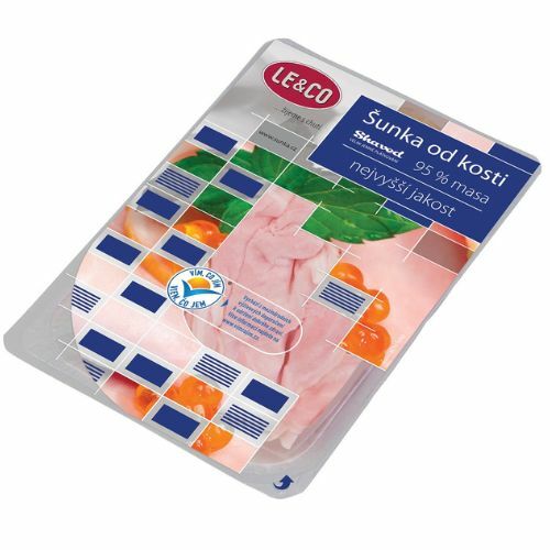 Šunka Bravčová od kosti 95% nárez 100g LE&CO